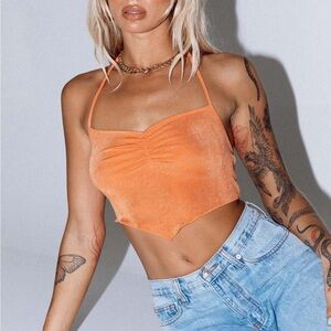 Princess Polly Kristen Top Orange